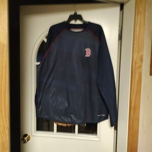 New Majestic Boston Red Sox Blue Therma Base Shirt Size Men's XL
